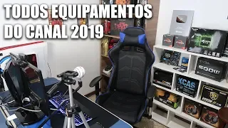 MEU SETUP COMPLETO 2019, TUDO QUE USO NOS VÍDEOS