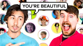 I Told 100 YOUTUBERS That They're BEAUTIFUL