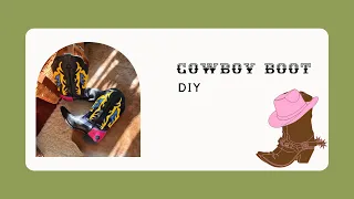 thrift flip | DIY | Cowboy Boots