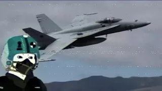 Take On Me, but you're dogfighting a MIG 29 over Iraq