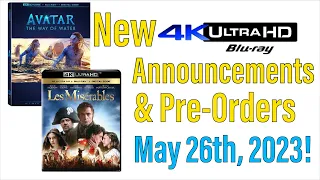 New 4K UHD Blu-ray Announcements & Pre-Orders for May 26th, 2023!