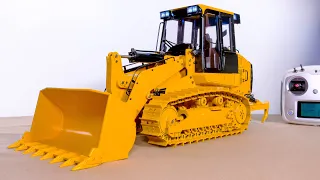 UNBOXING RC TRACK LOADER RC693T from RC4WD, CAT 963D REPLICA, VV-JD00059, JDM-188 JDM, FIRST TEST!!