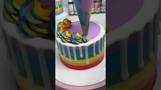 Full tutorial on making rainbow cake