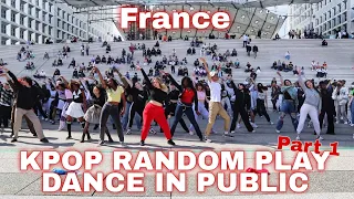 [KPOP IN PUBLIC] - RANDOM PLAY DANCE - part 1 (랜덤플레이댄스) from Paris FRANCE 2022