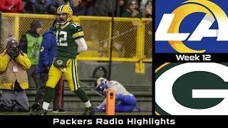Packers Radio Calls Decimation of Rams in Lambeau | Week 12, 2021 | Packers Radio Network