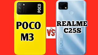Poco M3 vs Realme C25s Speed Test & Camera Comparison | Realme C25s vs Poco M3 Speedtest |