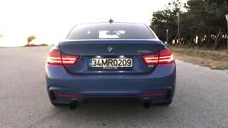 BMW 428i F36 / Turboback Exhaust System / Revs & Acceleration