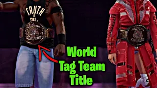 How to get World Tag Team Championship in WWE 2K24