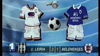 U. Leiria 3-1 Belenenses  Época 96/97