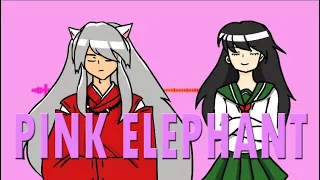 [meme] pink elephant x inuyasha