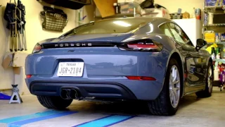 2017 Porsche 718 Cayman - AWE Tuning Track Exhaust Installed