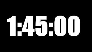 1 HOUR 45 MINUTE TIMER • 105 MINUTE COUNTDOWN TIMER ⏰ LOUD ALARM ⏰