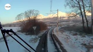 Trať ŽSR 183 Poprad-Tatry - Štrbské Pleso (TEŽ) - zima