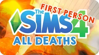ALL DEATHS IN FIRST PERSON MODE | The Sims 4 All Death Types