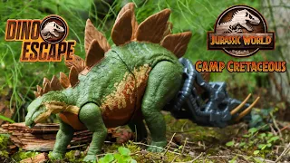 STEGOSAURUS REVIEW!! Mattel Jurassic World Camp Cretaceous!! ---- Jurassic Collector