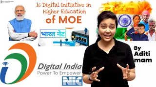 ICT in Higher Education for NTA-UGCNET Paper -1|Digital initiatives in higher education | Aditi mam
