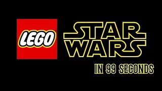 LEGO Star Wars in 99 seconds (ep. 1-6)