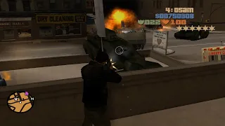 GTA San Andreas Liberty City Police Shootout + Six Star Escaped