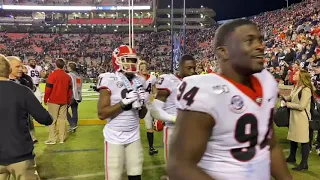 'KIRBY! KIRBY! KIRBY!' - The Dawgs celebrate a win over the Tigers