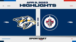 NHL Highlights | Predators vs. Jets - April 8, 2023