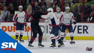 In Case You Missed It: Bonus Angles Of Alex Ovechkin Knocking Out Andrei Svechnikov