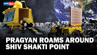 Chandrayaan-3: Watch visuals of Pragyan rover roaming around ‘Shiv Shakti’ point on Moon