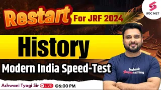 UGC NET History 2024 | UGC NET Modern India Speed Test | UGC NET 2024 History | Ashwani Sir