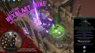 POE leveling as if league start Hexblast Mines before 3.22