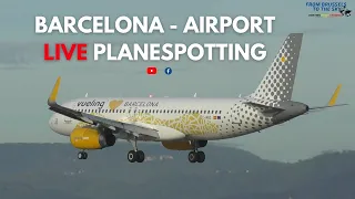 Live - BARCELONA-EL PRAT AIRPORT - sunset at Barca ! -  PlaneSpotting