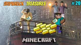 Hunting Buried Treasure, Taming Parrots, Visiting Zombie Village - Day 20 in Minecraft | Tamil