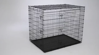 54-inch Double Door Dog Crate (SL54DD) Assembly Video
