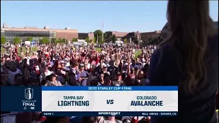 Hockey Night In Canada intro to the Stanley Cup Final Game 1: TBL @ COL #GoAvsGo #LetsStopTampa