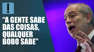 “O coisa ruim e o coisa pior”, diz Ciro sobre Lula e Bolsonaro