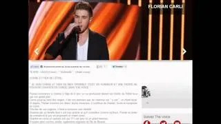The Voice  Saison 2 - Florian Carli - son profil