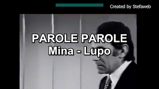 Mina e Lupo - Parole parole (Karaoke Originale + voce Alberto Lupo)