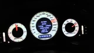 CLS 55 AMG 100km/h - 300km/h on german Autobahn [custom ECU]