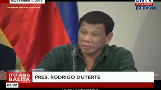 Pres. Duterte, ipinadidismis ang 3 PNPA cadets na sangkot sa sexual harassment