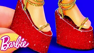10 DIY Barbie Hilesi ~ Makyaj, Minyatür Ayakkabılar ve daha fazlası ~ 5 dakikada hallet