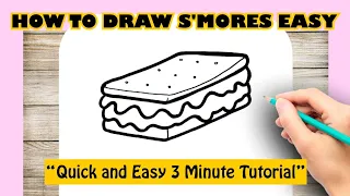 How To Draw S'mores Easy