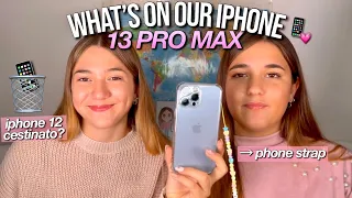 PERCHÉ CAMBIAMO IPHONE OGNI ANNO?📱// what’s on our iphone 13 pro max