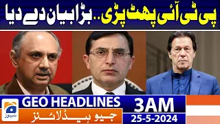 Geo Headlines at 3 AM - IPTI terms CDA operation an attack | 25th May 2024