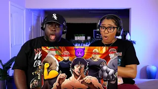 Kidd and Cee Reacts To BAKI vs 5 BIG Burly MEN (Phillyonmars)