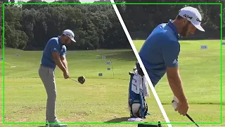 Watch Dustin Johnson Easy Swings On The Range