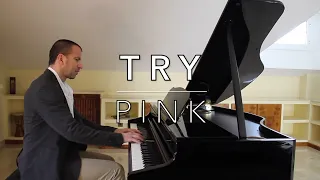 Pink -Try - Piano cover by Jesús Acebedo - with lyrics