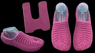 New Knitting Pattern For Ladies Socks/Shoes/Slippers/Jurab/Ladies Booties # 198