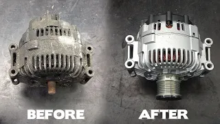 How to Repair alternator Mercedes -E G GL ML R Sprinter-  Jeep Chrysler (VALEO) full rebuild