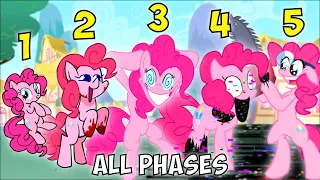 Pinkie Pie ALL PHASES - Friday Night Funkin' vs My Little Pony