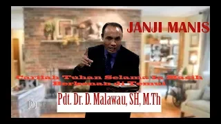 "CARILAH TUHAN SELAMA IA MASIH BERKENAN DI TEMUI" Pdt. Dr. D. Malawau, SH, M.Th