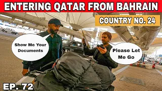 {EP. 72} Middle East Me Tabiyat Kharab Hogayi 😓 Entering 24th Country on my Motorcycle | Qatar