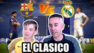 FC BARCELONA VS REAL MADRID - FIFA 18 - EL CLASICO